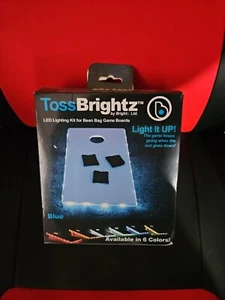 Brightz - TossBrightz Cornhole LED Light, Bean Bag Game Board Lighting Kit, Blue - Picture 1 of 3