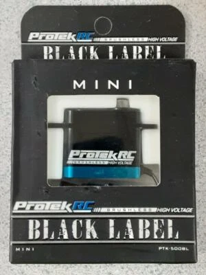 ProTek RC PTK-500BL Black Label High Torque Brushless Mini Servo HV/Metal Case - Image 1 of 2