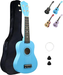 Soprano Ukulele Kids Ukulele for Beginners - 21" Small Guitar Ukulele with Gig B - Picture 1 of 12