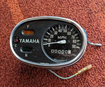 Velocímetro Yamaha YL1 1966 vintage NOS, 132-83510-41-00 Foto 1 de 4