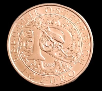 10€ Euros Autriche  L'ange Gabriel 2017 - Photo 1/2