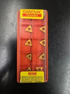 SANDVIK T Coromant 11 02 08-UR CARBIDE INSERT, TURNING INSERT, NEW 10pk. - Picture 1 of 5