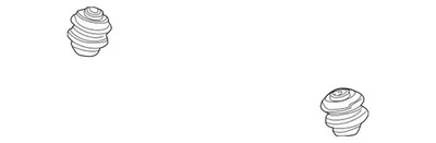 正品梅赛德斯-奔驰橡胶衬套 203-241-11-13-64 — 第 1/2 张图片