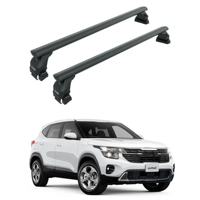 For Kia Seltos LX (2022-2025) Roof Rack Cross Bars Normal Roof, Silver - Imagem 1 de 4