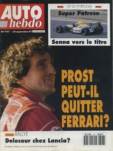 AUTO HEBDO Nr. 797 24.09.1991 GP PORTUGAL WRC Autralie Dodge Viper Nissan 100SX - Bild 1 von 1