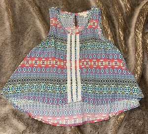 Tanque oscilante alto bajo Tucker & Tate para niñas talla M 8-10 - Imagen 1 de 6