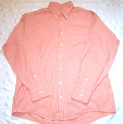 Camisa BILLS KHAKIS L/S Botón Frontal Naranja Blanco Rayas Para Hombre Talla Grande EE. UU. Foto 1 de 4