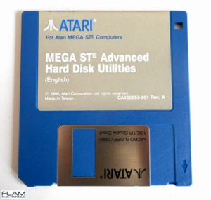 Disquette original ATARI MEGA STE Hard Disk Utilities HDX AHDI HINSTALL Atari ST - Foto 1 di 5