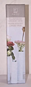 räder Zuhause Raumpoesie Vase Porzellanvase groß Text 23 cm Neu mit Rechnung - Bild 1 von 3