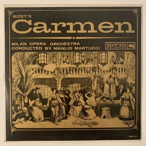 Bizet Carmen Milan Opera Orchestra Vinyl LP Record Mount Vernon Music MVM 151 - Picture 1 of 6