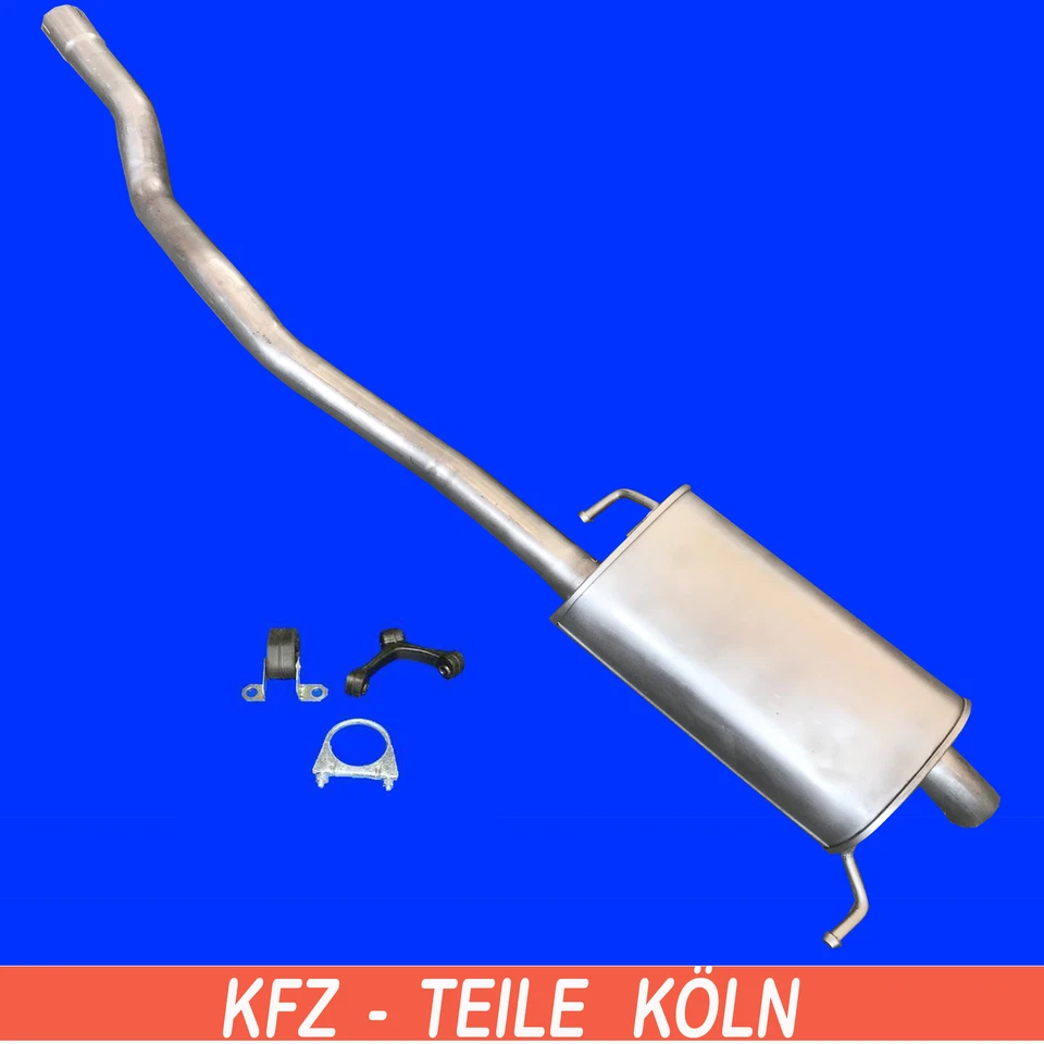 VW Transporter T5 2.0 Silencieux (Court) Système D'Échappement + Kit - Photo 1/1