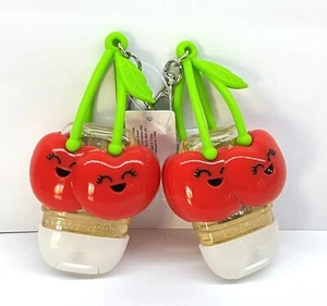 🍒2 Bath & Body Works Cherry Pocket*bac Sanitizer Holders & Sanitizer🍒 - Picture 1 of 2