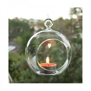 50 PIEZAS 10cm Bola de Vidrio Colgante Planta Terrario Candelabro Decoración Regalo Artículos para el Hogar - Imagen 1 de 17