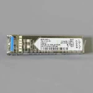 CISCO SFP-GE-L 1000BASE-LX/LH SFP (DOM) - Afbeelding 1 van 1