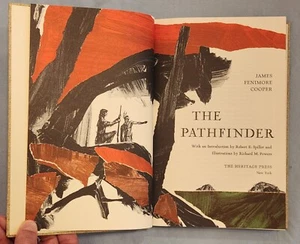 The Pathfinder by James Fenimore Cooper. Heritage Press. Hardback w/ slipcover. - Picture 1 of 17