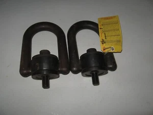 AMERICAN DRILL BUSHING (2) 33102 HOIST RING 3/4-10 7000lbs capacity New !! - Picture 1 of 7