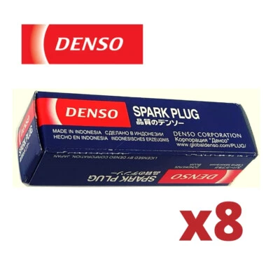8x Denso Spark Plugs for AUDI A6 335bhp 4F 4.2 CHOICE2/2 04->06 BAT 4F2 4F5 - Image 1 of 3