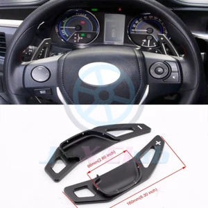 For Toyota Corolla Camry RAV4 Zelas Mark 2pcs Steering Wheel Shift Paddle Extend - Picture 1 of 4