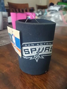 NBA San Antonio Spurs Neoprene Beer 12 oz KOOZIE Cozzie Kolder - Picture 1 of 3