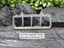 Old Rare Vintage Antique Civil War Relic Suspender Buckle Recovered Richmond, VA