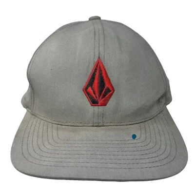 Volcom Snapback Hat Greenish-Gray One Size Adjustable Embroidered 6 Panel - Image 1 of 4