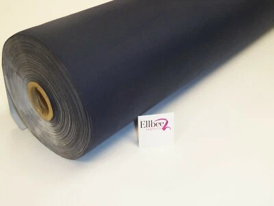 NAVY BLUE - THERMAL SUPERSOFT BLACKOUT CURTAIN LINING FABRIC - 54" wide - Image 1 of 2