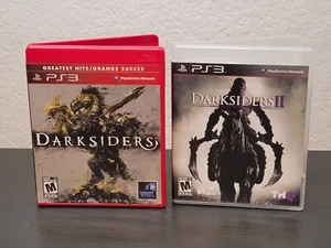 Sony Playstation 3 PS3 Darksiders & Darksiders II Games Complete CIB - Picture 1 of 7