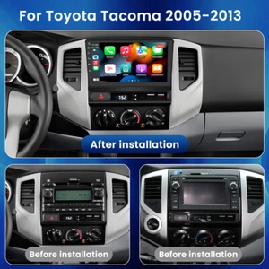 For Toyota Tacoma 2005-2013 9" Carplay Android 13 Car Stereo Radio GPS 4+64G - Picture 1 of 18