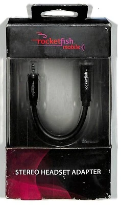 Rocketfish Mobile Phone Stereo Headset Adapter 2.5mm - 3.5mm - Image 1 of 2