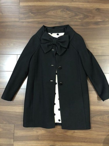 Cappotto Kate Spade nastro nero 4