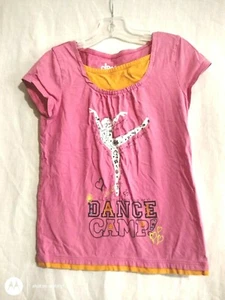 7/8 Circo Girl Pink Short Sleeve Dance Camp Shirt - Picture 1 of 4