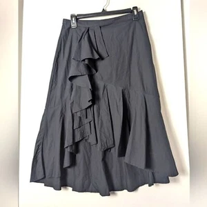 Joie long ruffle skirt black chesmu caviar - Picture 1 of 11