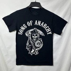 Sons of Anarchy Men's S T-Shirt Black Short Sleeve Tee Grim Reaper Death Biker - Picture 1 of 6