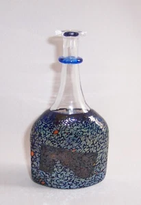 Kosta Boda Blue Mini Satellite Flasche Bertil Vallien 89250 - Bild 1 von 5