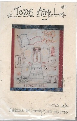 Vintage Creations by Sandy ~ Texas Angel -12.5 x 16.5  ~ NIP - Image 1 of 2