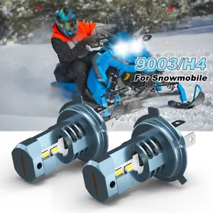 For 1999 99 Polaris XCR 700 LED Headlight Kit Plug & Play IP68  SNOWMOBILER US - Picture 1 of 13