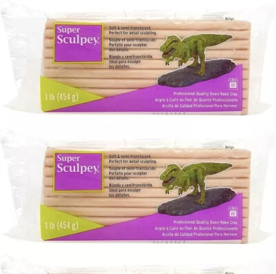 454g Premium Fresh Super Beige Sculpey Forno Cuocere Argilla Polimerica per Scolpire