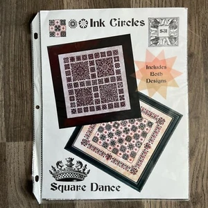 Tintenkreise Kreuzstich Diagramm Quadratischer Tanz Sampler - Bild 1 von 4