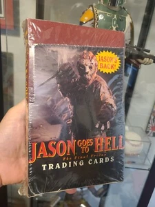 Tarjetas coleccionables Jason Goes to Hell Friday the 13th 1993 paquete sellado caja de cera - Imagen 1 de 5
