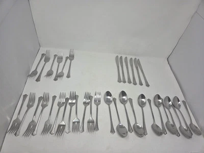 Lote de 36 cubiertos de acero inoxidable Stanley Roberts Rogers Foto 1 de 4