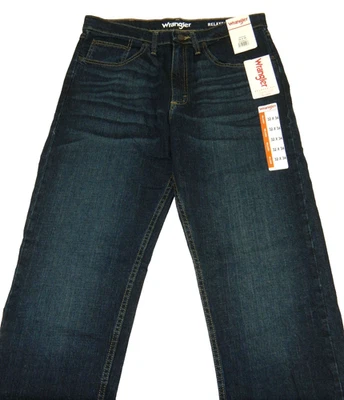 Pantalones de mezclilla para hombre Wrangler NUEVO ajuste relajado 10MGW15BI etiqueta 32x34 medida talla 31x33 Foto 1 de 4