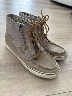 Sperry Top Sider Betty Chukka Bota Tenis Zapatos con Cordones Para Mujer Talla 10 M Tostado Foto 1 de 4