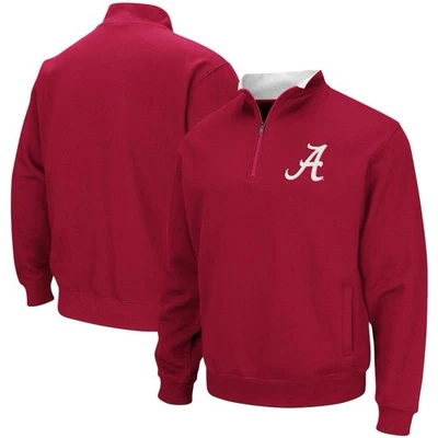 Chaqueta Pullover Alabama Crimson Tide Colosseum Tortugas Cuarto Cremallera - Carmesí Foto 1 de 2
