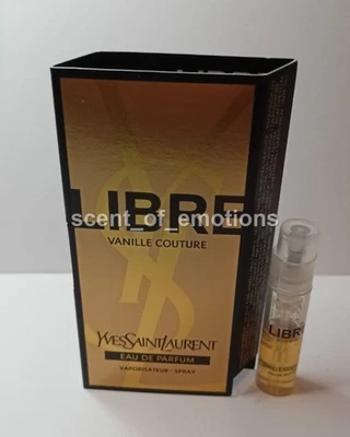 YVES SAINT LAURENT YSL LIBRE VANILLE COUTURE Eau De Parfum 1.2ml Spray NEW and ORIGINAL