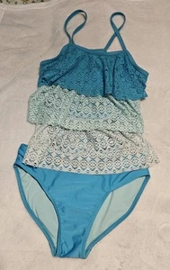 EUC~ SO~ Girl's 2 Piece Bathing Suit~Size 14 - Picture 1 of 5