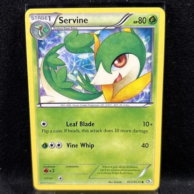 Servine RC2/RC25 Legendary Treasures Radiant Collection 2013 Pokémon Card - Image 1 of 4