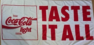 Rarität! Coca-Cola Light, Badetuch, Strandtuch, Vintage aus Juli 1983 - Bild 1 von 5