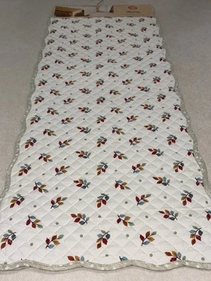 Martha Stewart Table Runner Autumn Fall Multi Color Leaves 14” x 72” NWT - Image 1 of 4