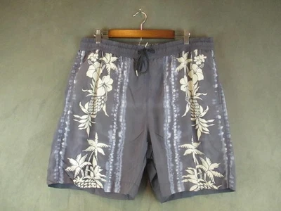 Tommy Bahama Bañador Para Hombres Grande Floral Hawaiano Board Shorts Bolsillos Foto 1 de 4