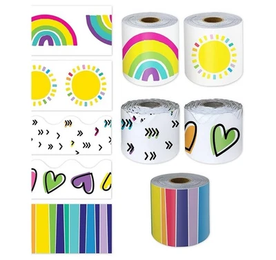 🌈 Carson Dellosa 5-Pack Bulletin Board Borders – 325 Feet Total! - Image 1 of 4